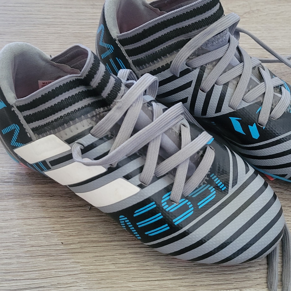 Adidas MESSI Black and Gray Cleats